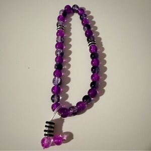 Elegant Purple and Black 33 count tasbeeh